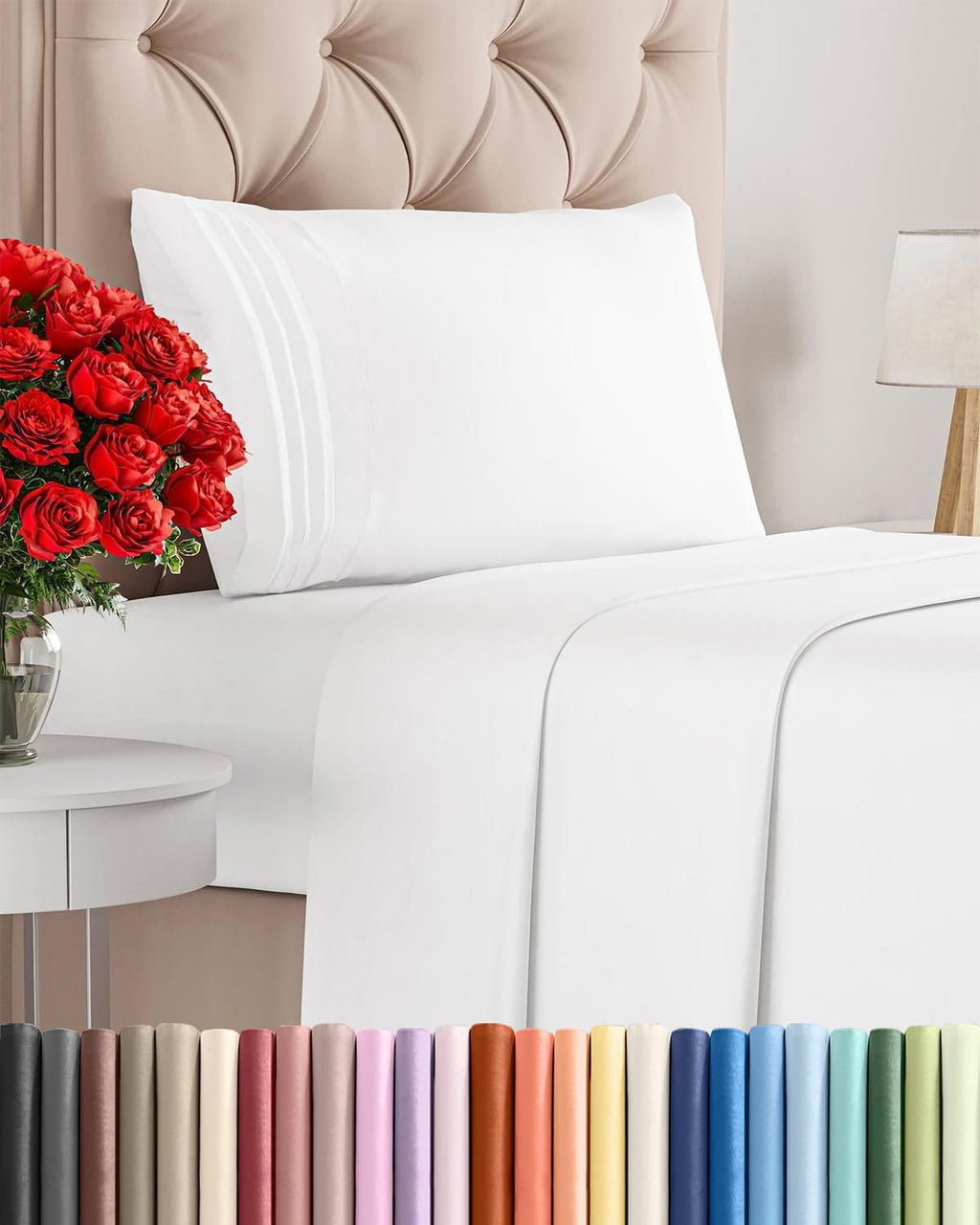 Twin Size 3 Piece Sheet Set - Comfy Breathable & Cooling Sheets - Hotel Luxury Bed Sheets for Women & Men - Deep Pockets, Easy-Fit, Extra…