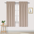 DWCN Blackout Curtains for Living Room Thermal Insulated, Energy Saving & Noise Reducing Bedroom Curtains, Camel, W 42x L 72 Inch, Set of…