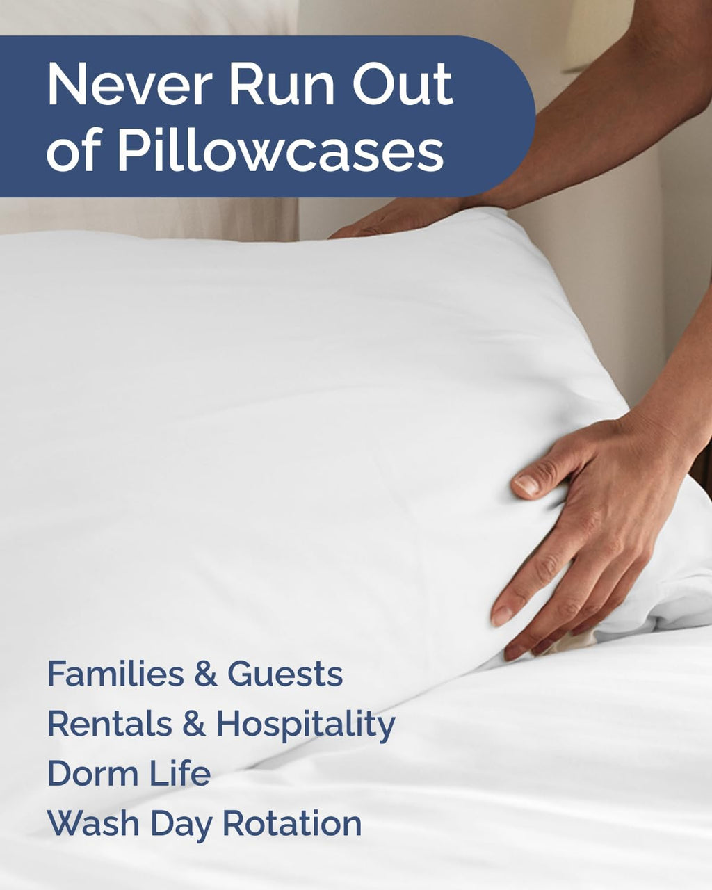 King Standard Pillow Cases Set of 10 - Ultra Soft Hotel Quality Pillowcase Covers - Comfy & Wrinkle Free - Shrink & Fade Resistant…