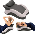 pzvdsog Memory Foam Ergonomic Wedge Pillow, Prone Pillow for Sleeping, Squat Pillow, Reading Pillow for Bed, Ideal for Massage, with…