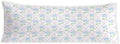 Hydrangea Floral 20x54 Body Pillow Cover, Rustic Farmhouse Decor, Girly Room Decor, Watercolor Pink and Blue Hydrangea Flower Decorative…