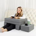 Bespilow Memory Foam Lap Desk Pillow for Adults - Extra Large Gaming Pillow for Lap, Laptop Couch Desk with Arm Rests & Independent Cup…