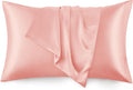 Lovescabin Love's cabin Satin Pillowcase Set of 2 Standard Size 20x26, Cooling Pillow Covers for Hair and Skin, Silky Smooth with Envelope…