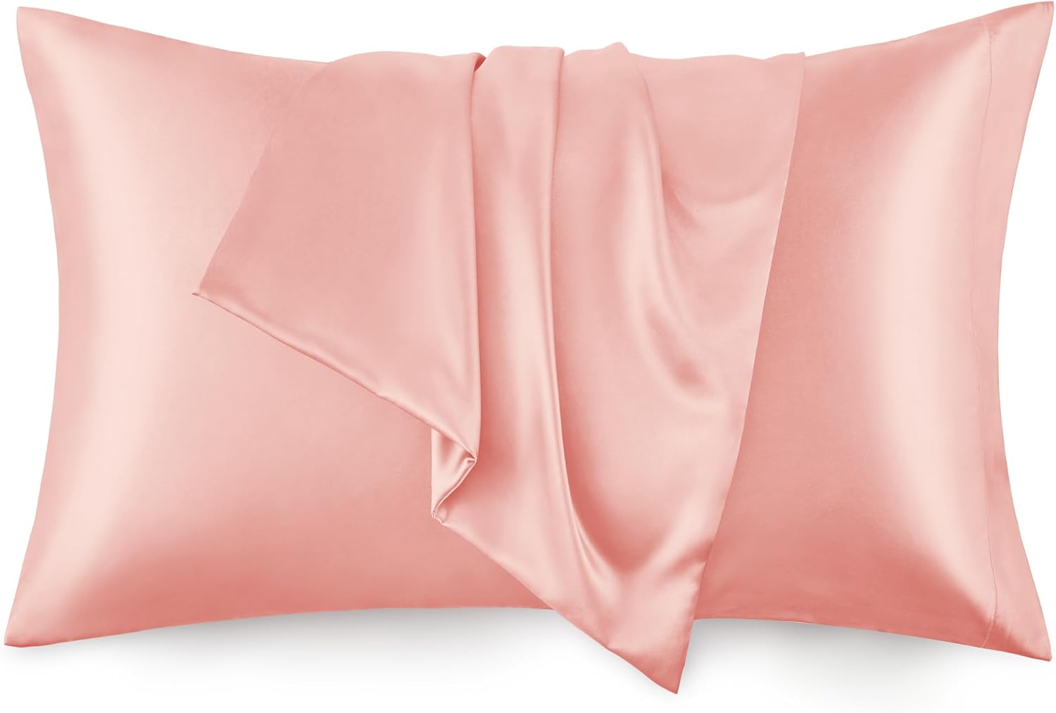 Lovescabin Love's cabin Satin Pillowcase Set of 2 Standard Size 20x26, Cooling Pillow Covers for Hair and Skin, Silky Smooth with Envelope…