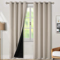 BGment 100% Blackout Curtains for Bedroom Window 84 Inch Length 2 Panels, Thermal Insulated Full Light Blocking Grommet Drapes for Living R…