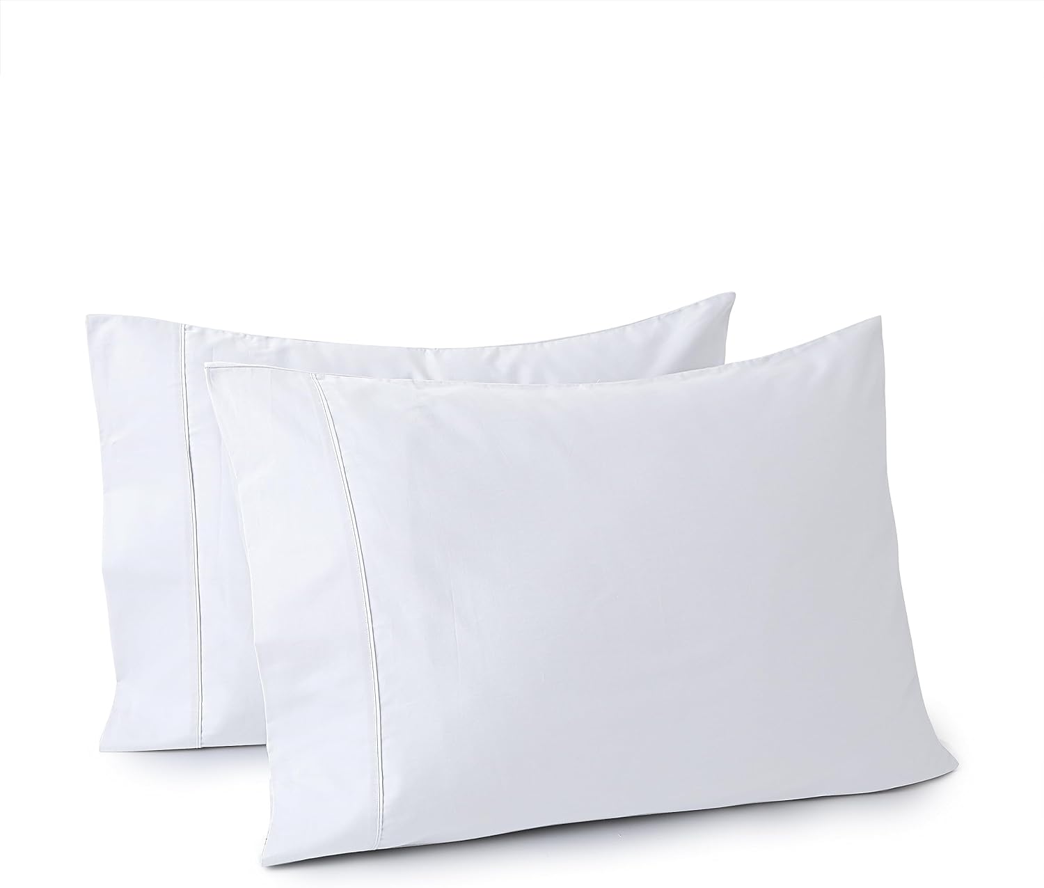 Shunjie.Home 100% Egyptian Cotton Pillow Cases Set of 2, King Size 400 Thread Count Cooling Pillowcases, Soft and Breathable Pill…