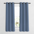 Nicetown Bedroom Blackout Curtains and Drapes 54 inch Long - Window Treatment Thermal Insulated Solid Grommet Light Blocking for Night Shif…