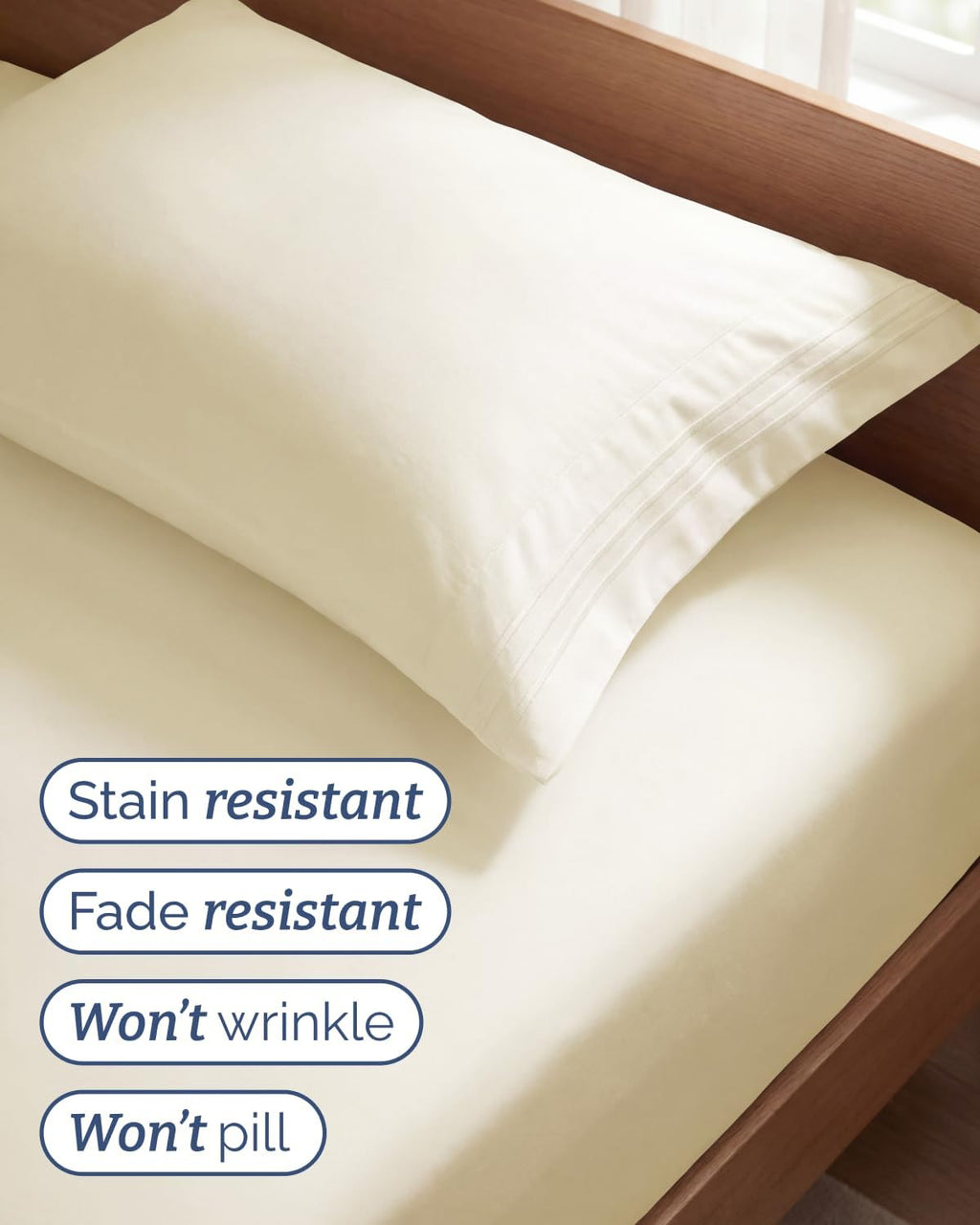 Twin Size 3 Piece Sheet Set - Comfy Breathable & Cooling Sheets - Hotel Luxury Bed Sheets for Women & Men - Deep Pockets, Easy-Fit, Extra…
