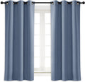 NICETOWN Kitchen Blackout Window Curtain Panel Home Fashion Thermal Insulated Solid Grommet Room Darkening Drape for Apartment (Stone…