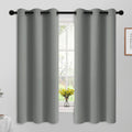 Yakamok Dove Grey Room Darking 63 Inch Length 2 Panel Sets for Livingroom Dining Room Darkening Thermal Insulated Bay Window Hotel Modern…