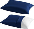 Ntbay 2 Pack Pillows with Egyptian Cotton Pillowcases, Soft Cotton Down Alternative 13x18 Envelope Pillows for Sleeping in Crib Bed - Machi…