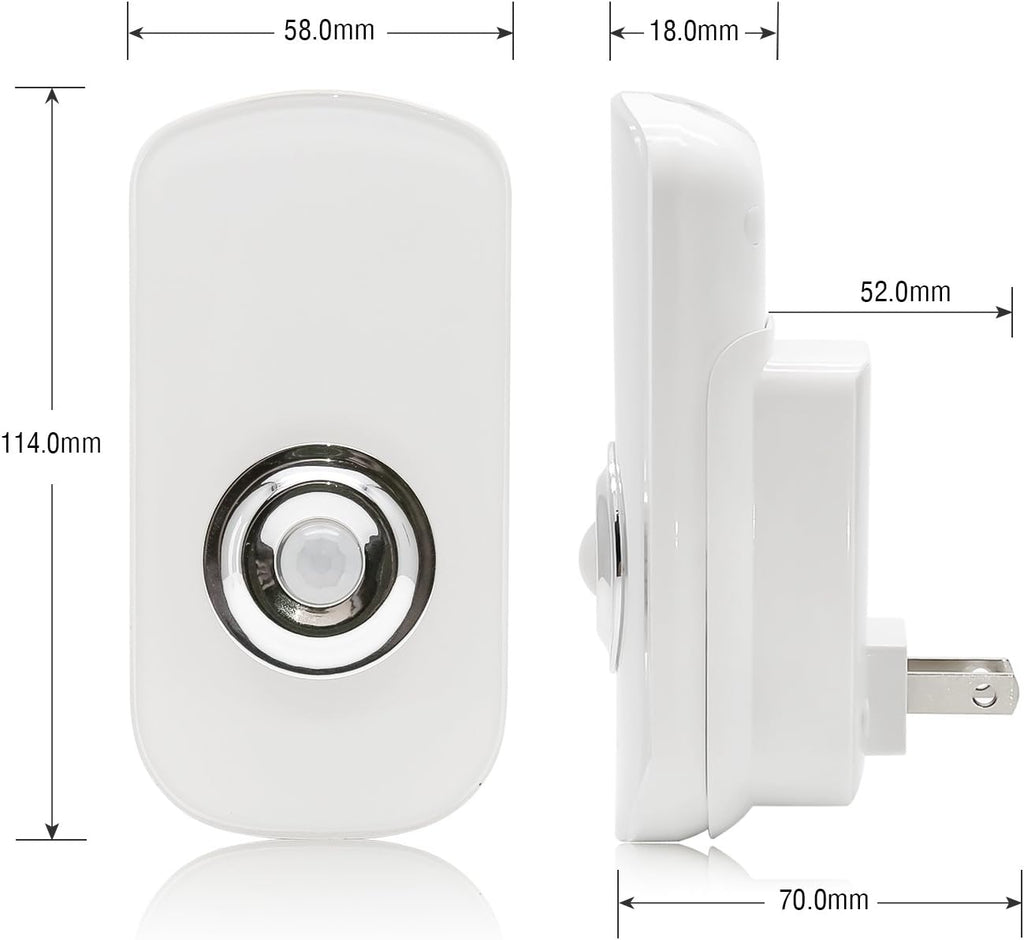 Sensky 3-in-1 Motion Sensor Night Light Plug in, Rechargeable Flashlight, Emergency Light for Bedroom, Bathroom, Living Room, Stairways…