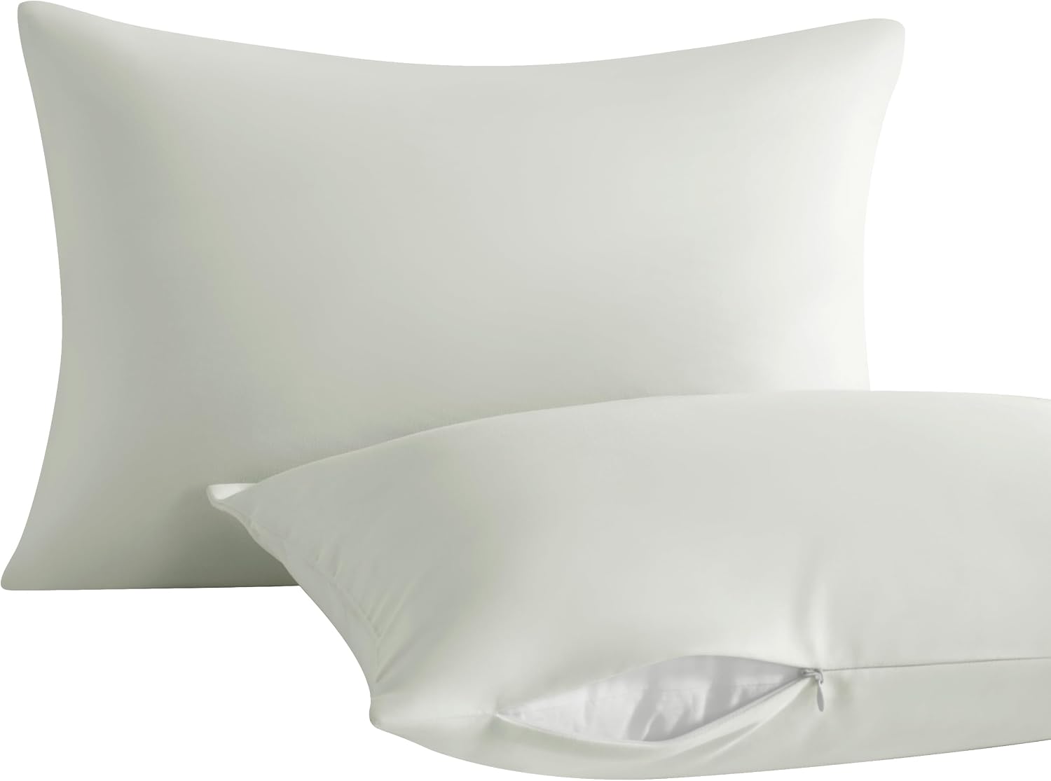 Ntbay 2 Pack Pillows with Pillowcases, Soft Cotton Down Alternative 13x18 with Microfiber Zippered Pillowcases for Sleeping in Crib Bed - M…