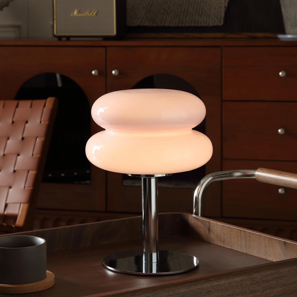 Glivpny Mushroom Lamp Table Lamp for Night Stands, Mid Century Modern Desk Lamps for Bedroom, Vintage Dimmable Bedside Small Cute Lamps…