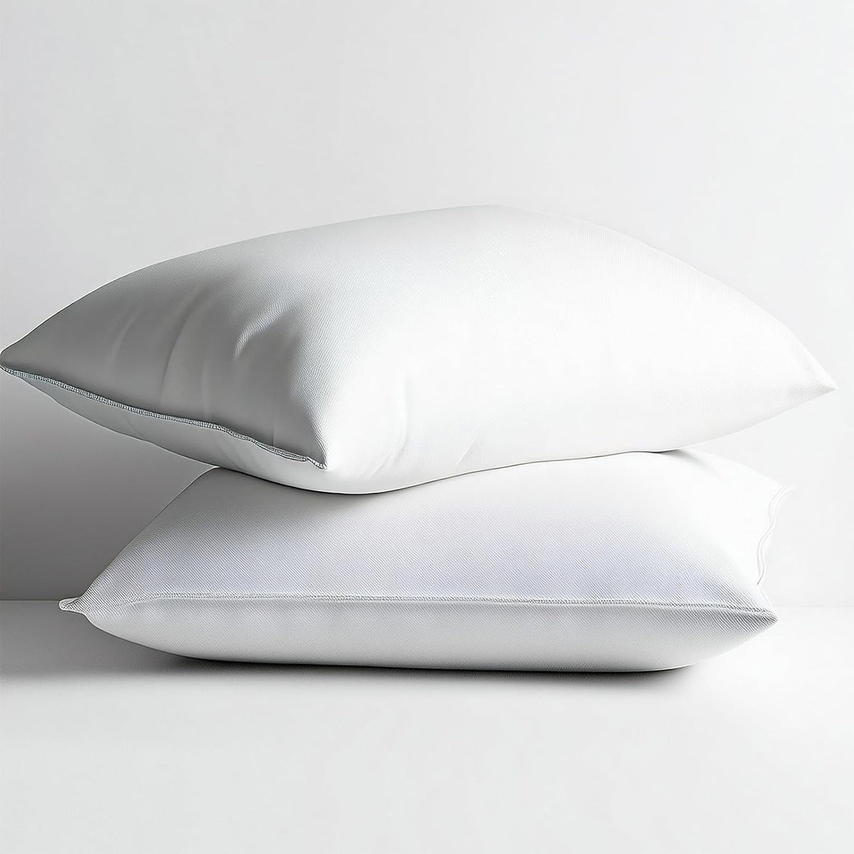 Waterproof Pillow Protectors 1 Pack Queen 20x28 Inches with Hidden Zipper Dust Moisture Sweat Proof Pillow Case Cover Protector Soft…