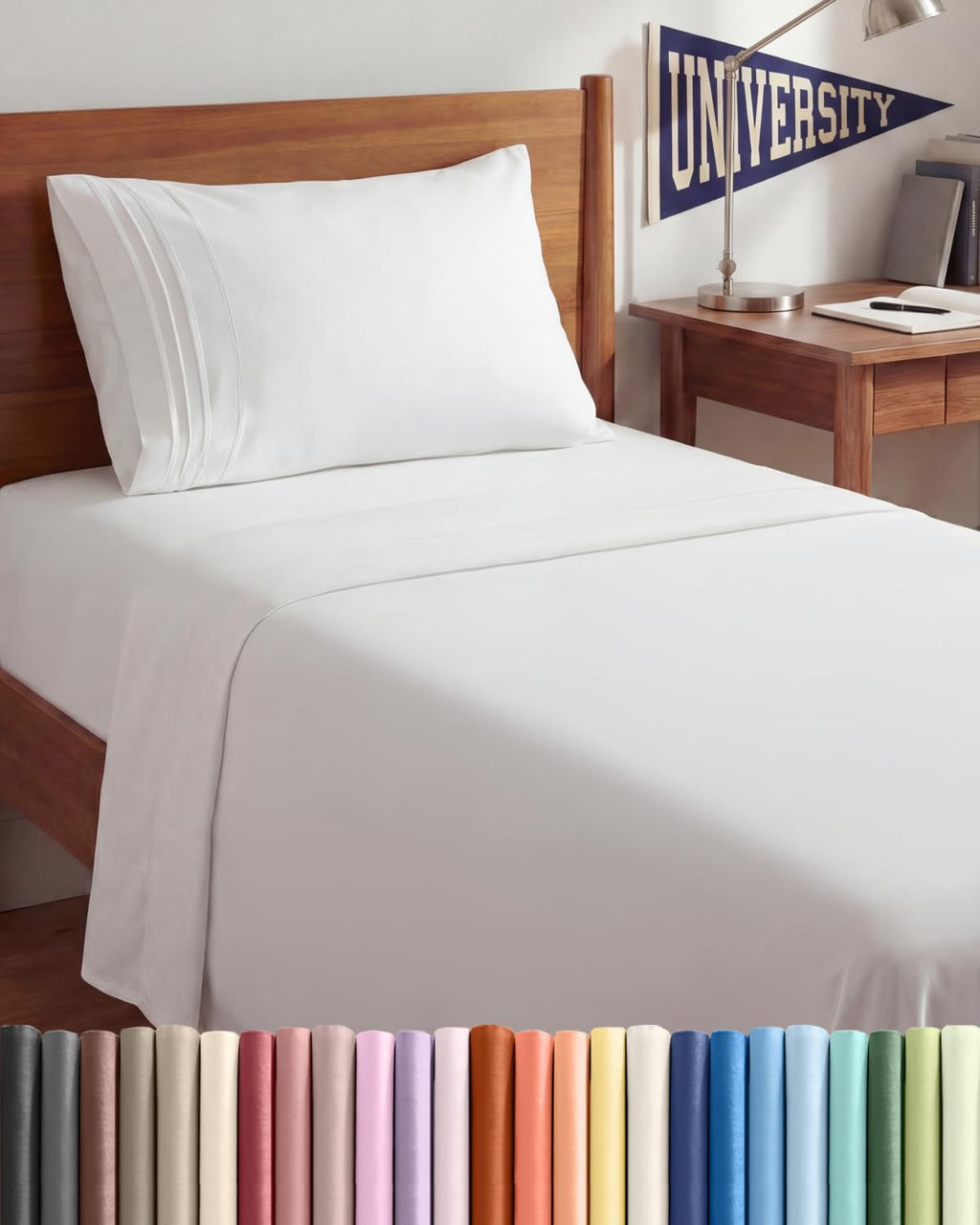 Twin XL Size 3 Piece Sheet Set - Comfy Breathable & Cooling Sheets - Hotel Luxury Bed Sheets for Women & Men - Deep Pockets, Easy-Fit…