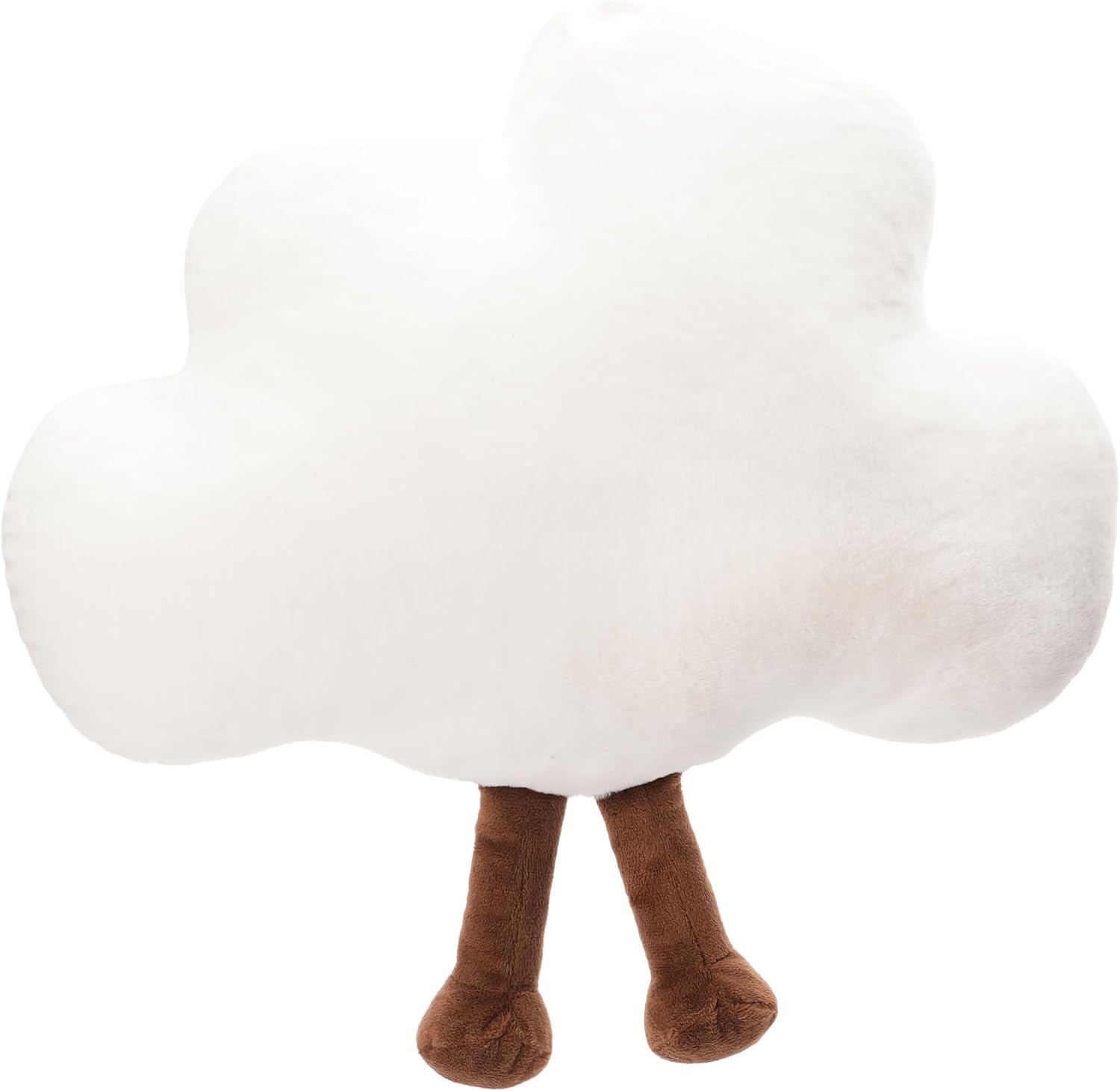 WEIGEDU Cloud Stuffed Animal Plush Toy Cute White Sky Pillow with Legs Soft Weather Theme Gift for Kids Baby Nursery Decor 12 Inch