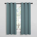 NICETOWN Modern Blackout Curtains Noise Reducing, Thermal Insulated and Privacy Room Darkening Drape Panels for Boy's Guest Room Door…