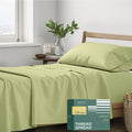 THREAD SPREAD 100% Organic Cotton Sheets Twin XL Size - 3 PC Organic Cotton Twin XL Percale Weave Sheet Set, Soft, Cooling, Crisp &…