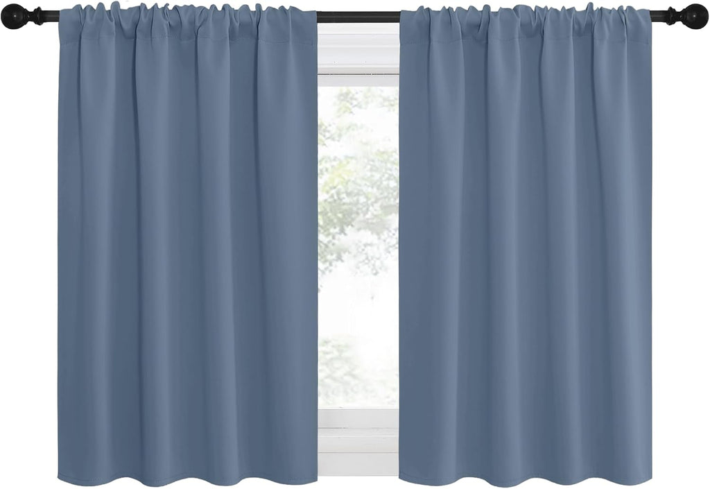 NICETOWN RV Blackout Curtains for Camper Windows, Short Blackout Curtains & Drapes, Thermal Insulated Blackout Curtain Panels for Kids…