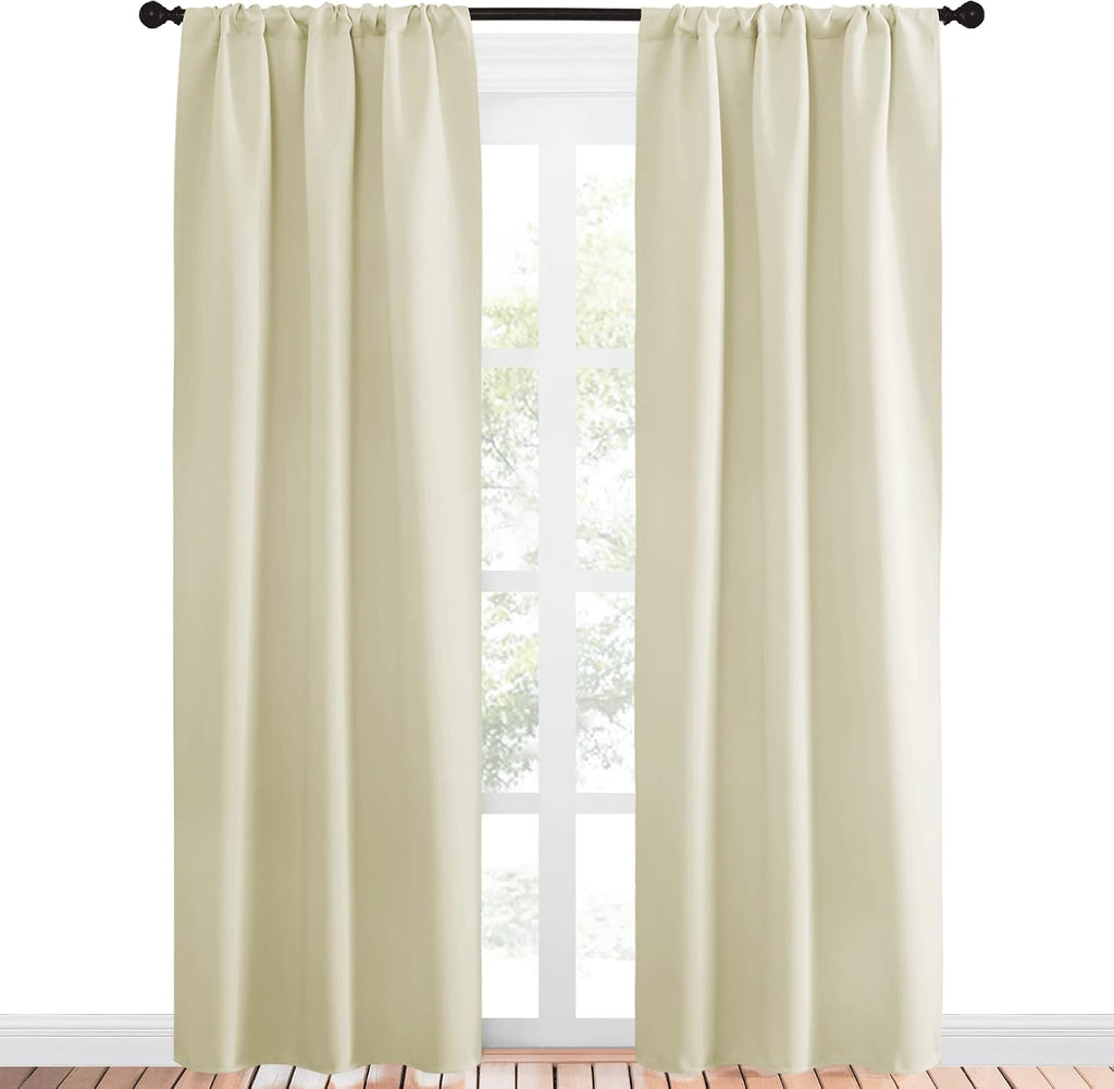 NICETOWN Room Darkening Curtains for Bedroom - Home Decoration Privacy Protection Thermal Insulated Solid Drapes/Draperies for Sliding…