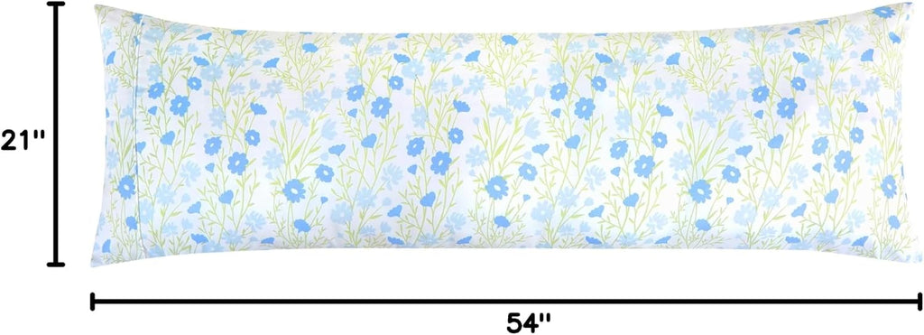 Elegantcomfort Elegant Comfort Ultra Soft 1-Piece Set Floral Print Pillowcases - 1500 Hotel Quality Microfiber, Soft and Smooth Hidden Zipp…