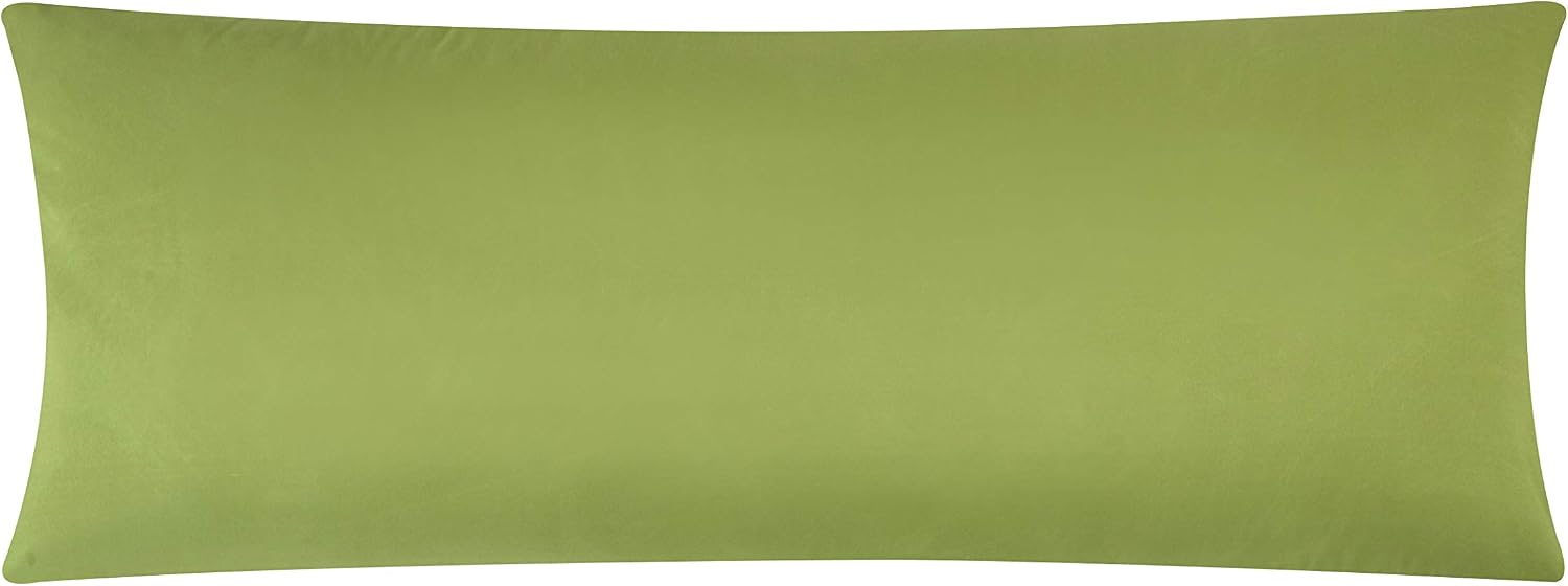 EVOLIVE Body Pillow Cover 21"x54", Ultra Soft Microfiber Pillowcase with Hidden Zipper, Breathable, Machine Washable, for Pregnancy &…