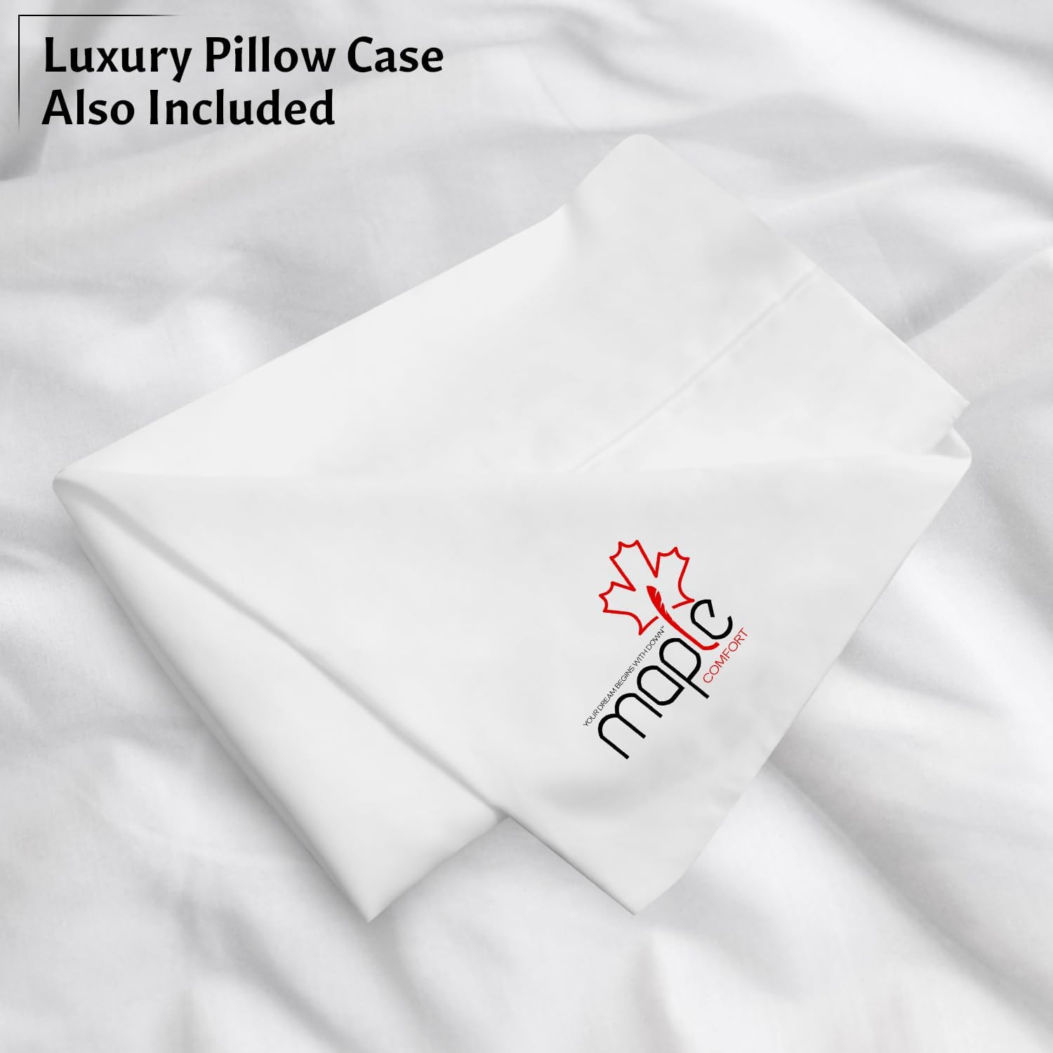 Down and Feathers Pillows King Size - Premium Soft Pillow Authentic Canadian White Goose Down & Feather, w/ 100% Cotton Cover for Comfort…