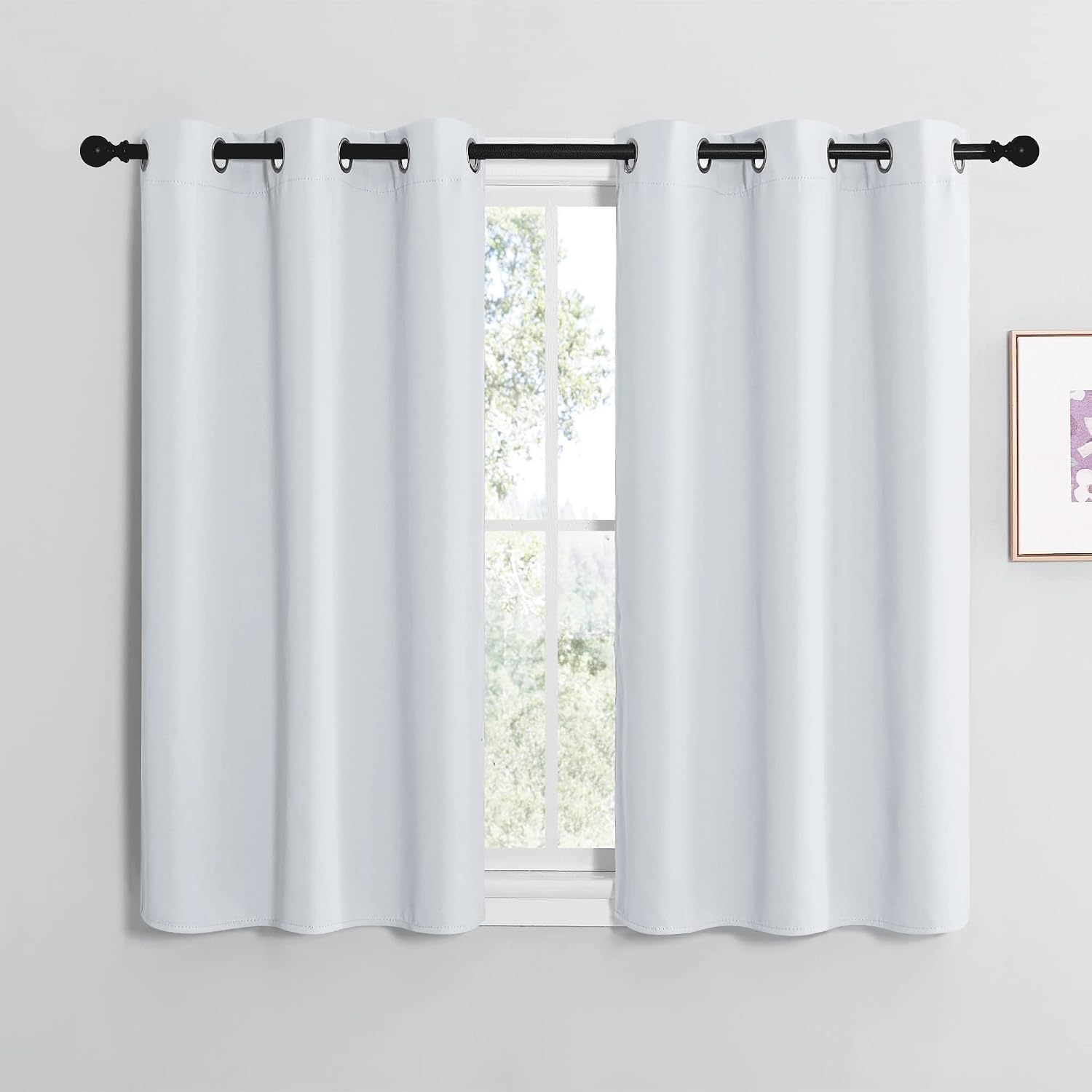 NICETOWN Room Darkening Draperies Curtains Panels, Window Treatment Thermal Insulated Grommet Room Darkening Curtains/Drapes for Bedroom…