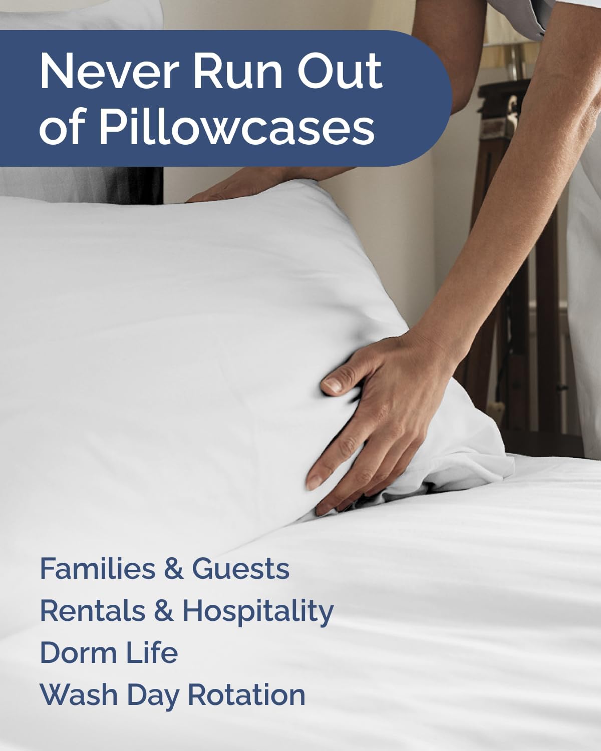 King Standard Pillow Cases Set of 10 - Ultra Soft Hotel Quality Pillowcase Covers - Comfy & Wrinkle Free - Shrink & Fade Resistant…
