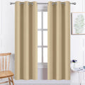 Yakamok Thermal Insulated Grommet Blackout Draperies/Drapes for Bedroom Window, Room Darkening Curtain Panels (2 Panels, W38 x L72 -Inch…