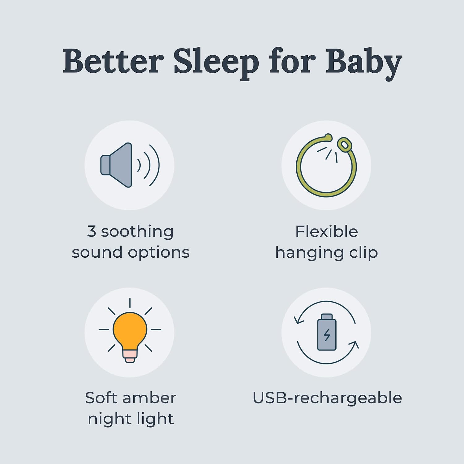Yogasleep Hushh Portable White Noise Sound Machine for Baby - 2 Pack - 3 Natural Sounds with Volume Control, Compact Size, Noise Canceling…
