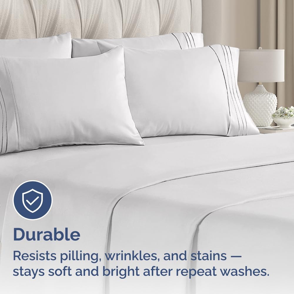 Standard Pillow Cases Set of 8 - Ultra Soft Hotel Quality Pillowcase Covers - Comfy & Wrinkle Free - Shrink, Stain and Fade Resistant…