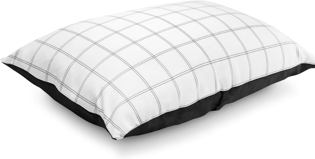Fluff and Stuff Comfort Pillow | Queen Size Memory Foam Pillows, Chiropractor Designed and Approved 2-in-1 Back Support and Bed Pillows |…