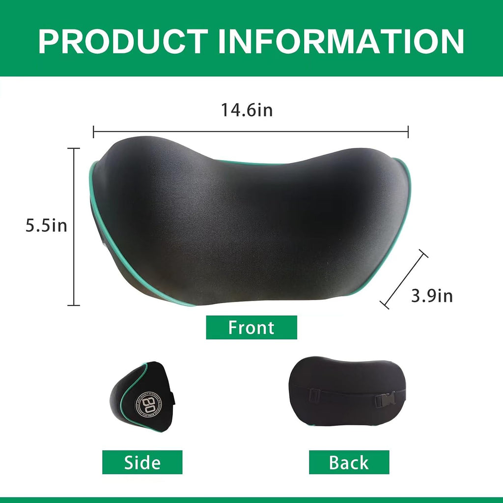 Really Soft Car Headrest Pillow, Car Pillow for Driving with Adjustable Strap, 100% Memory Foam Neck Pillow, Breathable Removable Cover &…
