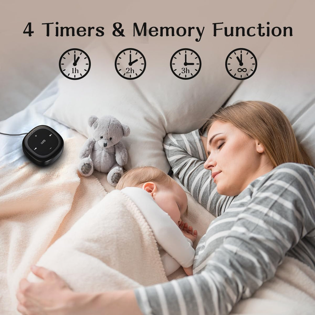 Hushingwhitenoisemachine White Noise Sound Machine with 30 Soothing Sounds 36 Adjustable Volume Brown Noise Sound Machines for Sleep Office…