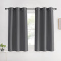 NICETOWN Grey Blackout Curtain Panels for Bedroom, 2 Panels, W42 x L60 inches, Grey, Thermal Insulated Grommet Top Blackout Draperies and…