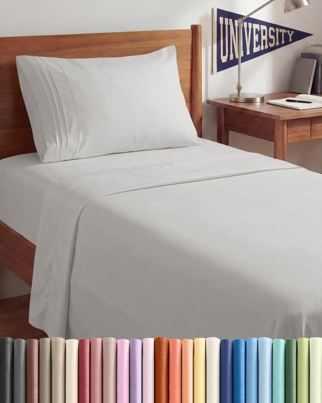 Twin XL Size 3 Piece Sheet Set - Comfy Breathable & Cooling Sheets - Hotel Luxury Bed Sheets for Women & Men - Deep Pockets, Easy-Fit…