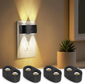 SETEN 4 Pack LED Plug-in Wall Night Light, 100 Lumens Soft White 3000K, Auto On/Off Dusk to Dawn Sensor, Adjustable Swivel Head for…