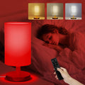 Red Light Lamp for Bedroom, Nightstand Lamp with 670nm Red & 3000-6500K White Light, Remote Control, Timer, Night Light, Dimmable LED…