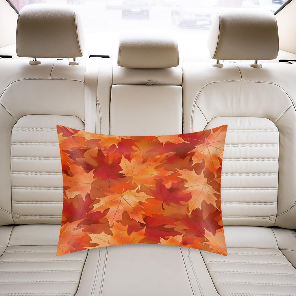 Autumn Maple Fall Satin Silk Pillowcase for Hair and Skin Pillow Cases Standard Size Soft Silk Pillow Case with Envelope Closure Print…