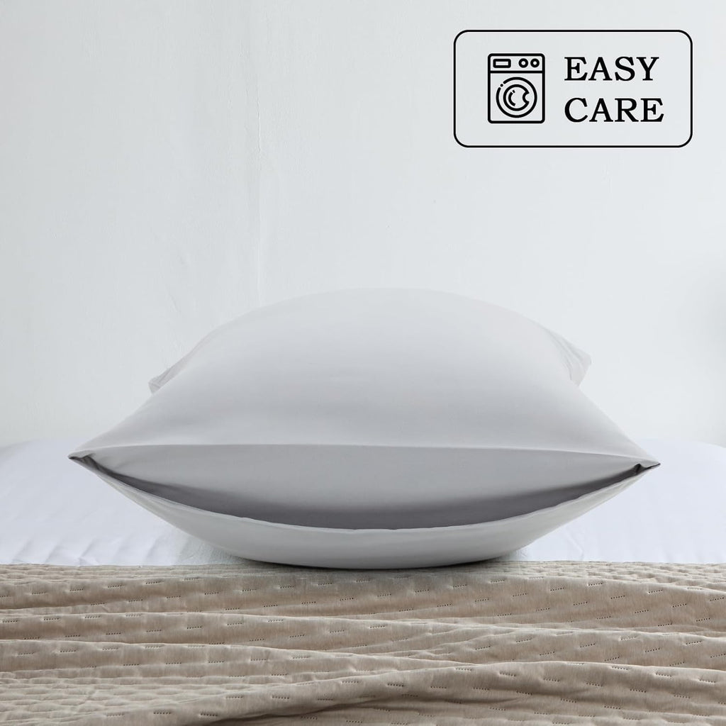 QJFabricCO Q&J Fabric Co.Bedding Pillow Cases Standard Size set of 2 Soft Brushed Microfiber Pillow Cover, Wrinkle-Free, Fade-Resistant, Envel…