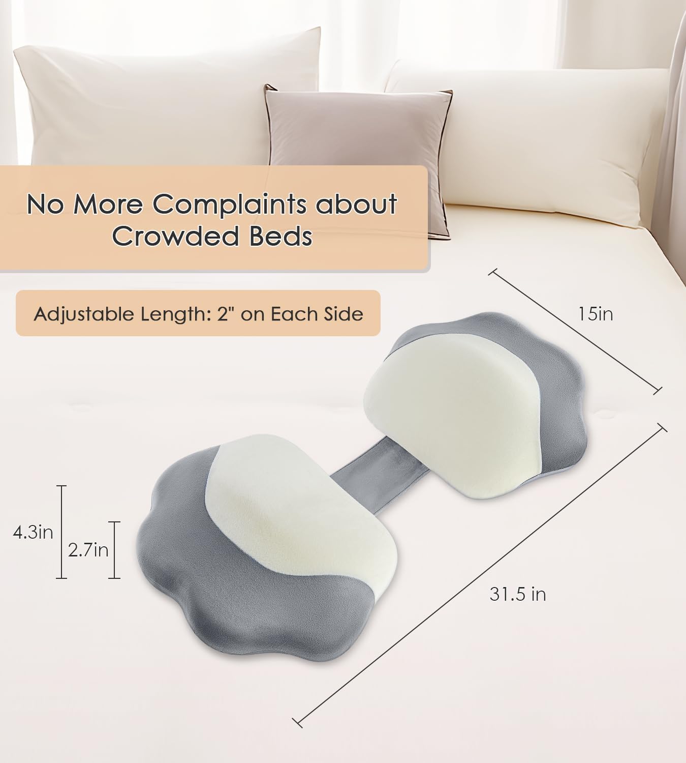 Donama Pregnancy Pillows for Sleeping, Memory Foam Maternity Pillow Support for Back Belly HIPS, Adjustable Travel Wedge Pillow for Pregnan…