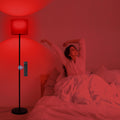 Floor Lamp with Red Light - 670nm Red Night Light for Sleep, 3CCT LED Standing Lamp with Remote, Dimmable Modern Floor Light with Timer…