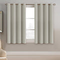 H.VERSAILTEX Blackout Curtain for Living Room Small Window Kitchen Blackout Curtains 45 inch Length Energy Saving Solid Grommet…