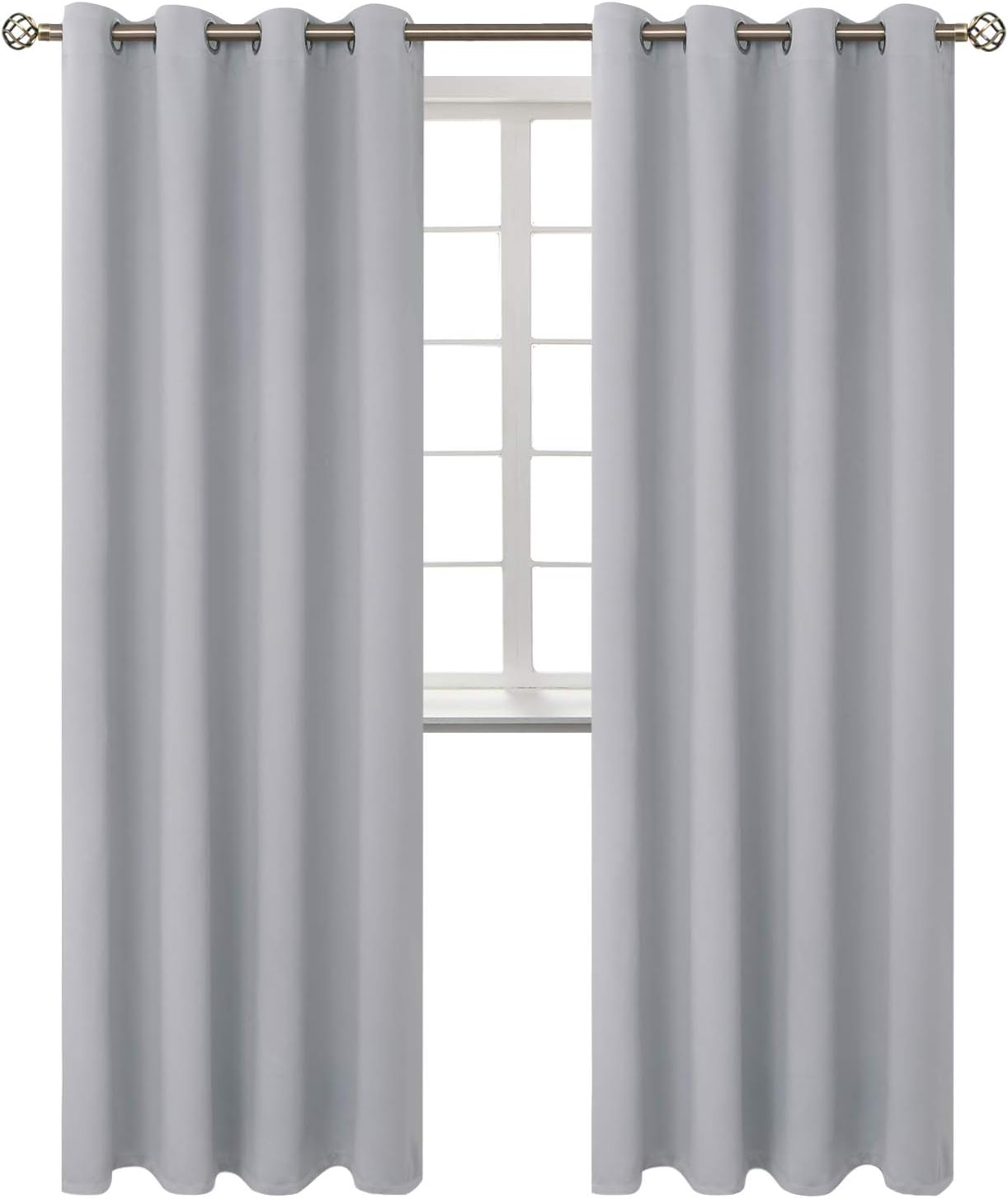 BGment Room Darkening Curtains 120 Inches Long - Grommet Thermal Insulated Drapes Window Treatment Curtains for Bedroom, 2 Panels, 52 x 120…