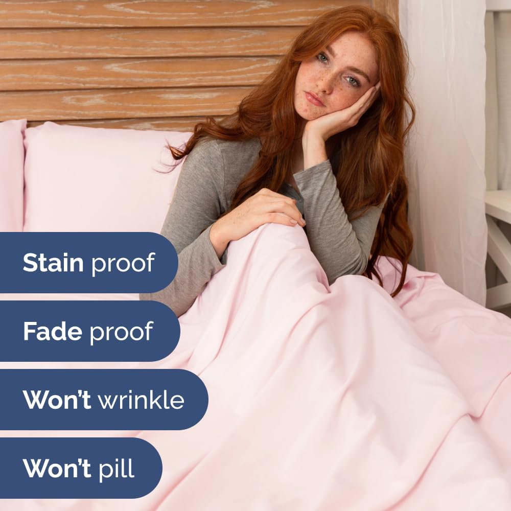 Flex Top Split Head King 4 Piece Sheet Set - Ultra-Soft, Breathable & Cooling Bed Sheets Set - Hotel Luxury Bedding for Women & Men with…
