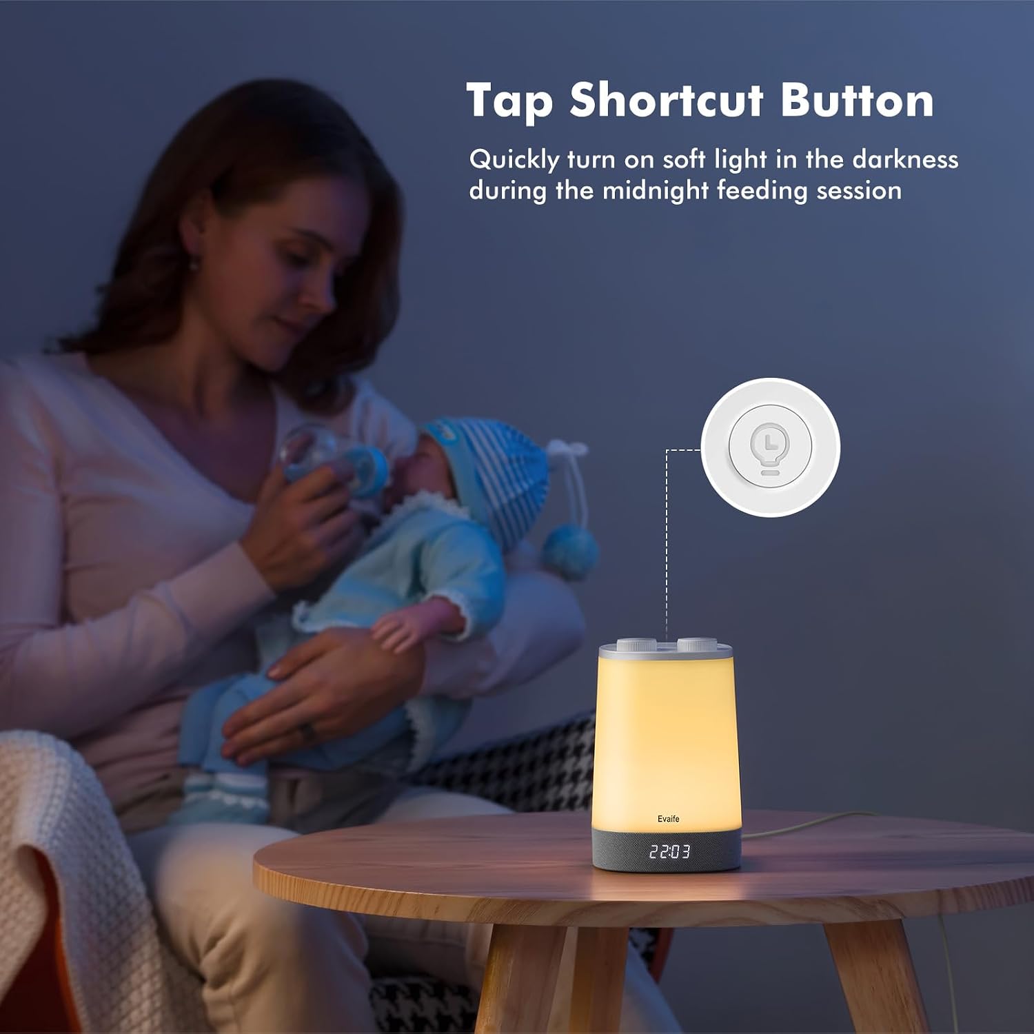 Baby Sound Machine, Nursery Night Light for Kids, Alarm Clock, White Noise Machine for Sleeping, OK to Wake Clock for Toddlers, APP…