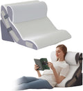 Ahpmeoa 3PCS Wedge Pillow Set for After Surgery, Back Pillow for Bed Sitting up, 10-in-1 Foam Wedge Pillow for Acid Reflux & Back, Post Su…