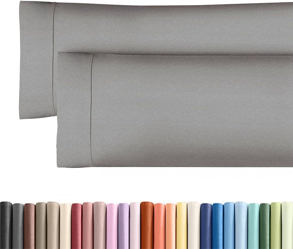 Body Pillowcases Set of 2-20x54 Long Body Pillow Case - Soft Body Pillow Cover for Sleeping & Side Sleepers - Comfy, Wrinkle & Fade Free…